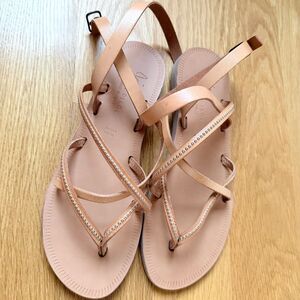 Joie A La Plage Leather Sandals – Tan – Size 37.5 (US 7.5)